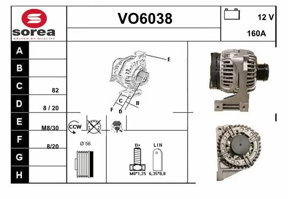 Alternator (VO6038)