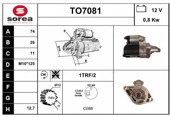 Starter (TO7081)