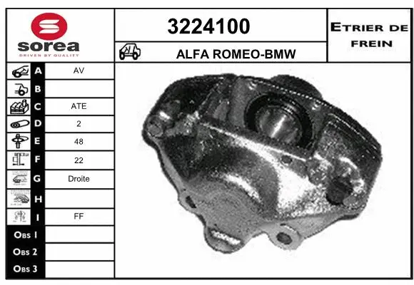 Brake Caliper (3224100)