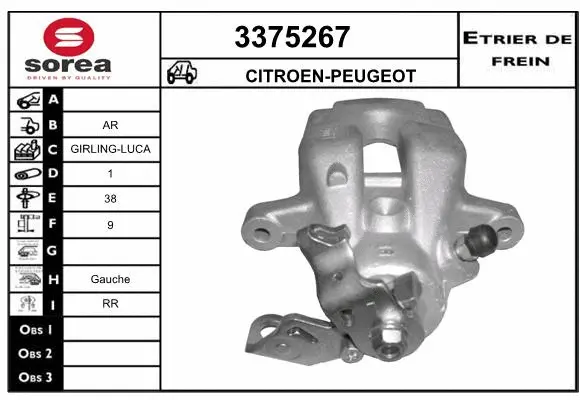 Brake Caliper (3375267)