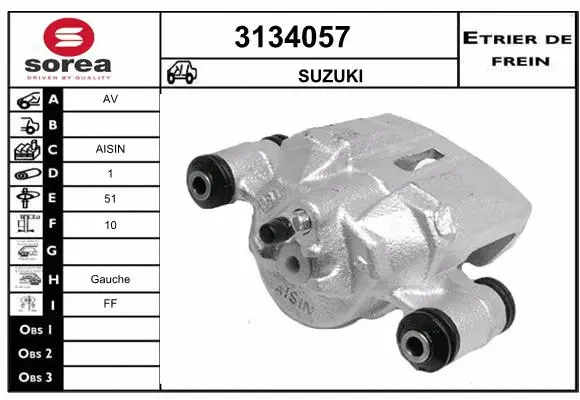 Brake Caliper (3134057)