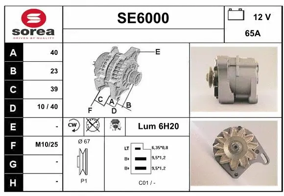 Alternator (SE6000)