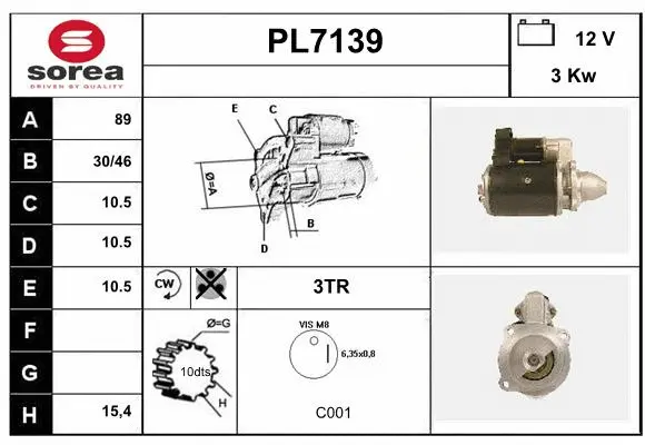 Starter (PL7139)