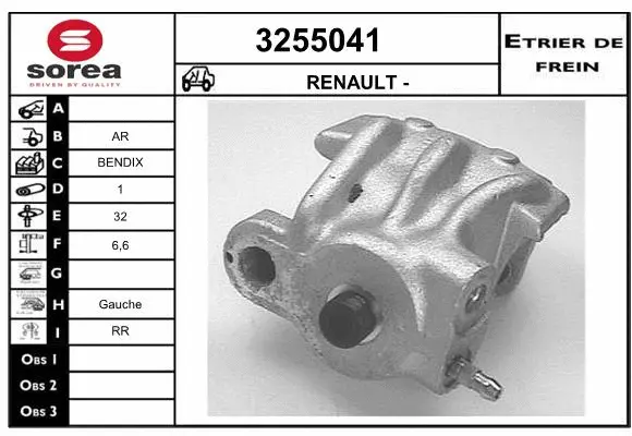 Brake Caliper (3255041)