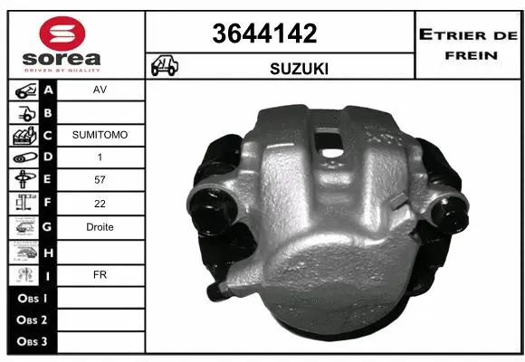 Brake Caliper (3644142)