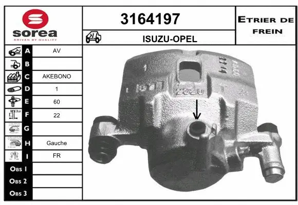 Brake Caliper (3164197)