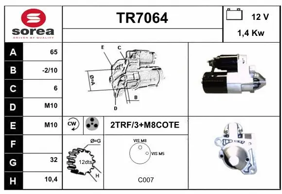 Starter (TR7064)