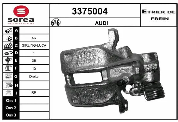 Brake Caliper (3375004)