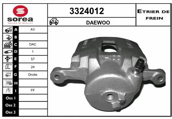 Brake Caliper (3324012)