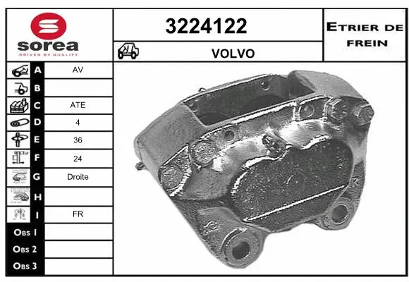 Brake Caliper (3224122)