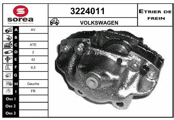 Brake Caliper (3224011)