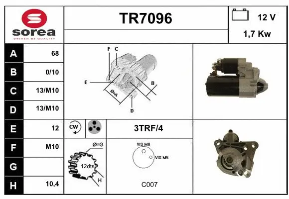 Starter (TR7096)