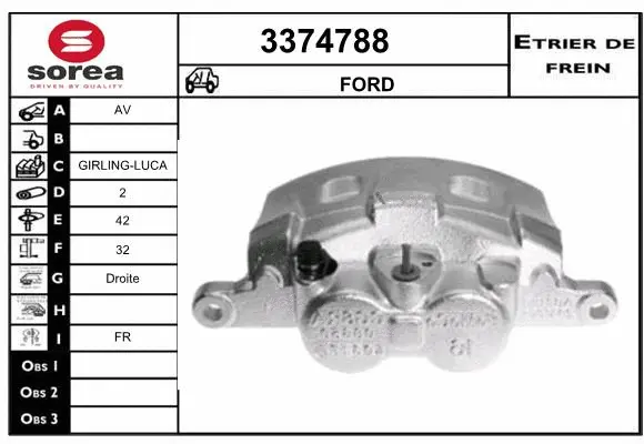 Brake Caliper (3374788)