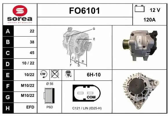 Alternator (FO6101)