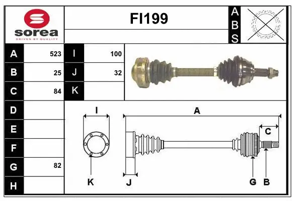 Drive Shaft (FI199)