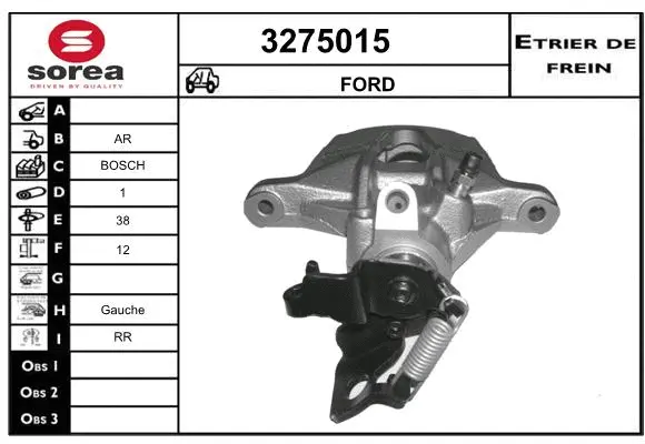 Brake Caliper (3275015)