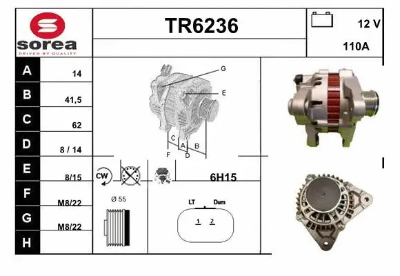 Alternator (TR6236)