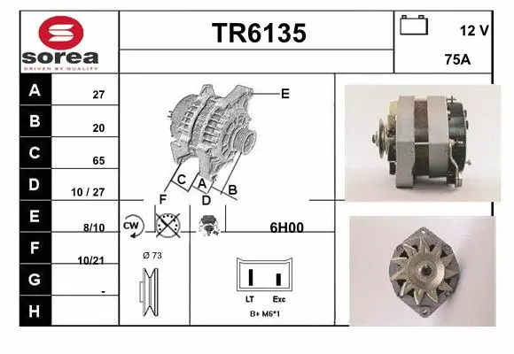 Alternator (TR6135)