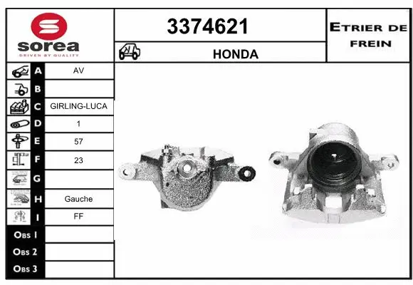 Brake Caliper (3374621)