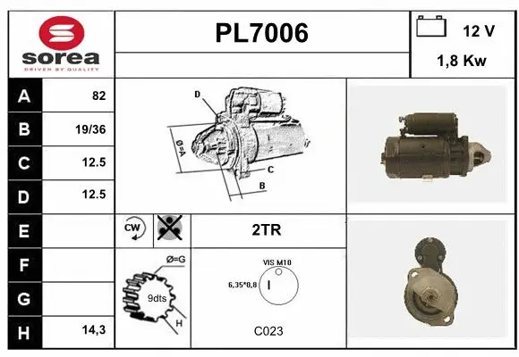 Starter (PL7006)