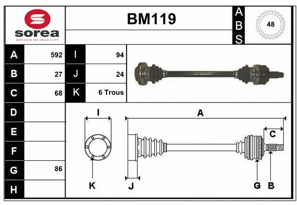 Drive Shaft (BM119)