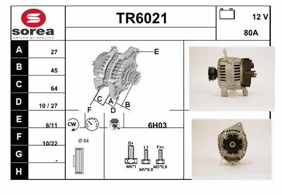 Alternator (TR6021)