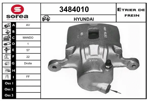 Brake Caliper (3484010)