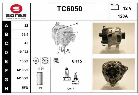 Alternator (TC6050)