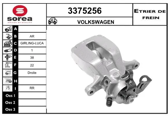 Brake Caliper (3375256)