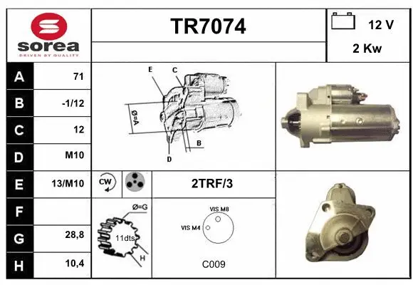 Starter (TR7074)