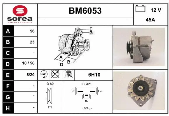 Alternator (BM6053)