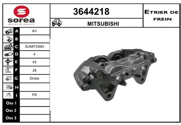 Brake Caliper (3644218)