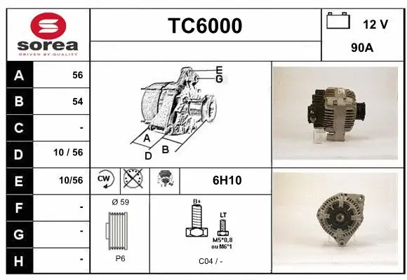 Alternator (TC6000)