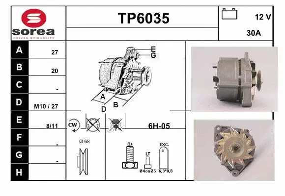 Alternator (TP6035)