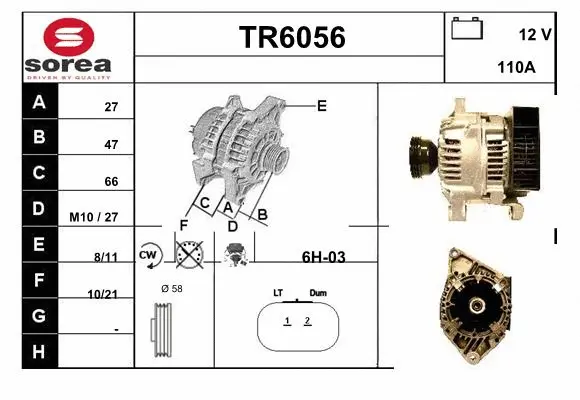 Alternator (TR6056)