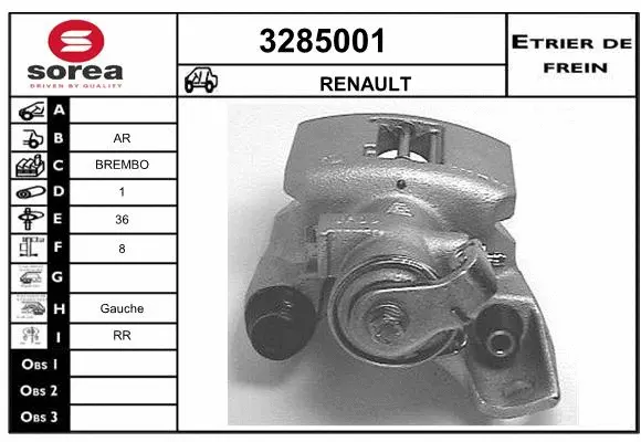Brake Caliper (3285001)