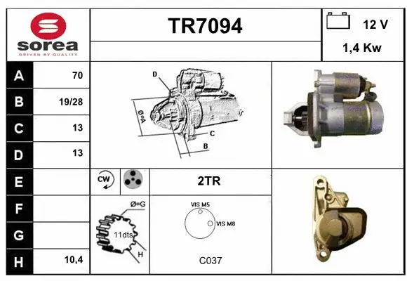 Starter (TR7094)