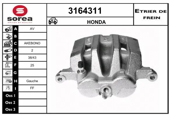 Brake Caliper (3164311)