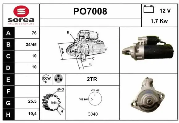 Starter (PO7008)