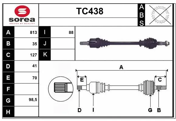 Drive Shaft (TC438)