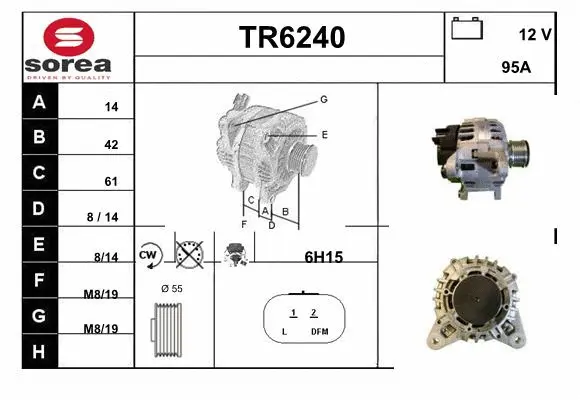 Alternator (TR6240)