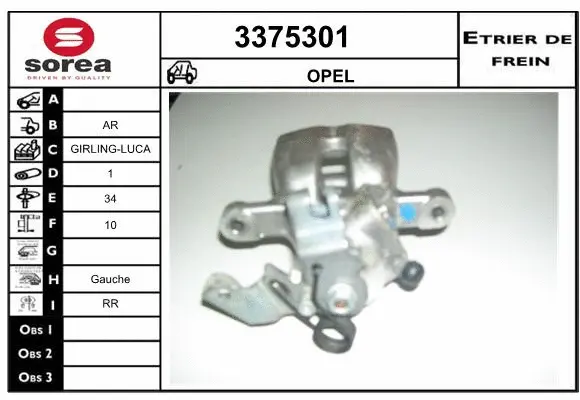 Brake Caliper (3375301)