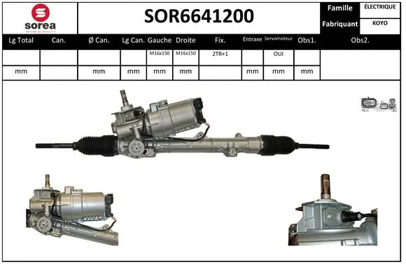 Steering Gear (SOR6641200)