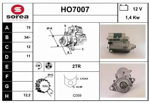 Starter (HO7007)
