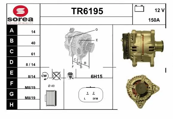 Alternator (TR6195)