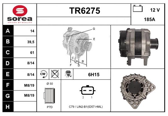 Alternator (TR6275)