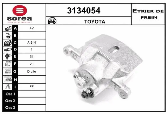 Brake Caliper (3134054)