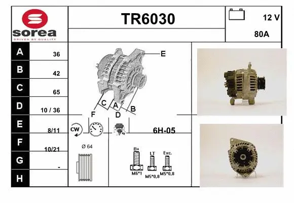 Alternator (TR6030)