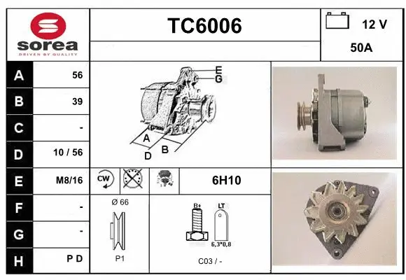 Alternator (TC6006)