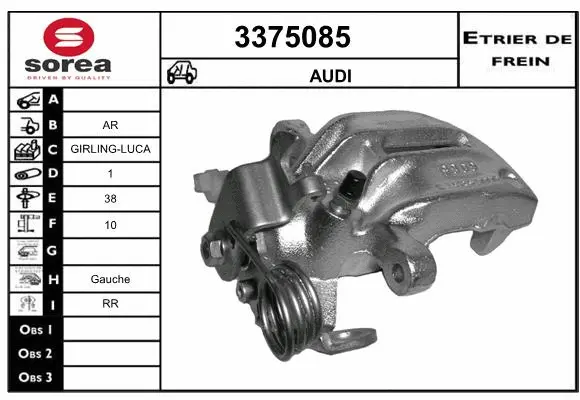 Brake Caliper (3375085)